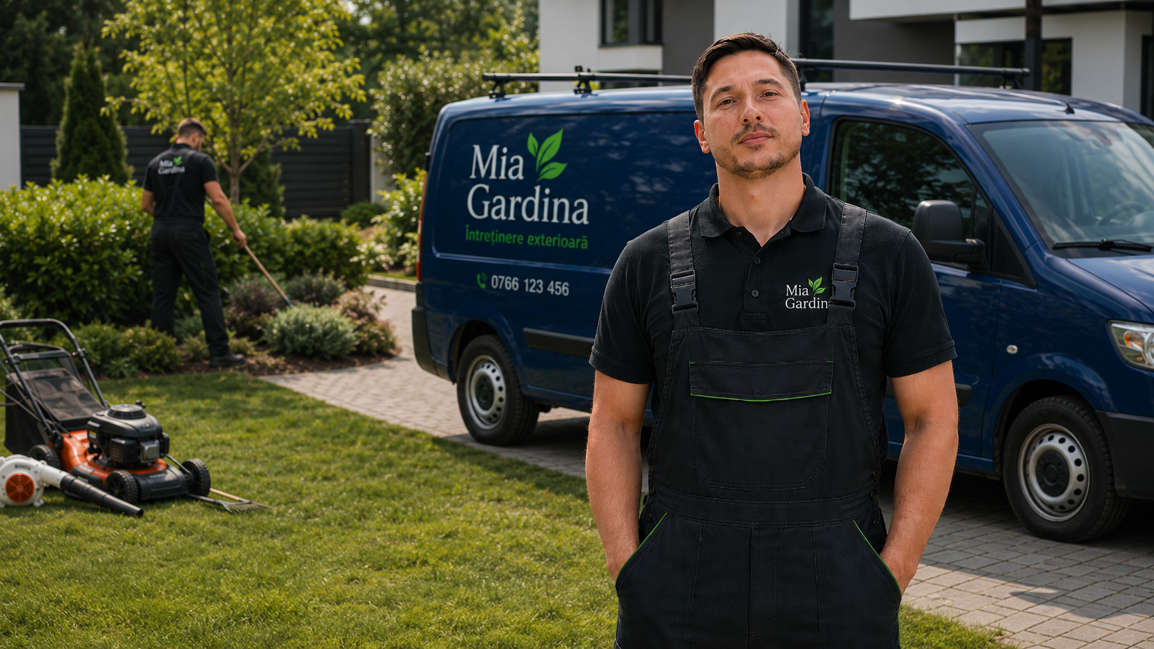 Marius și Cosmin, fondatorii Mia Gardina